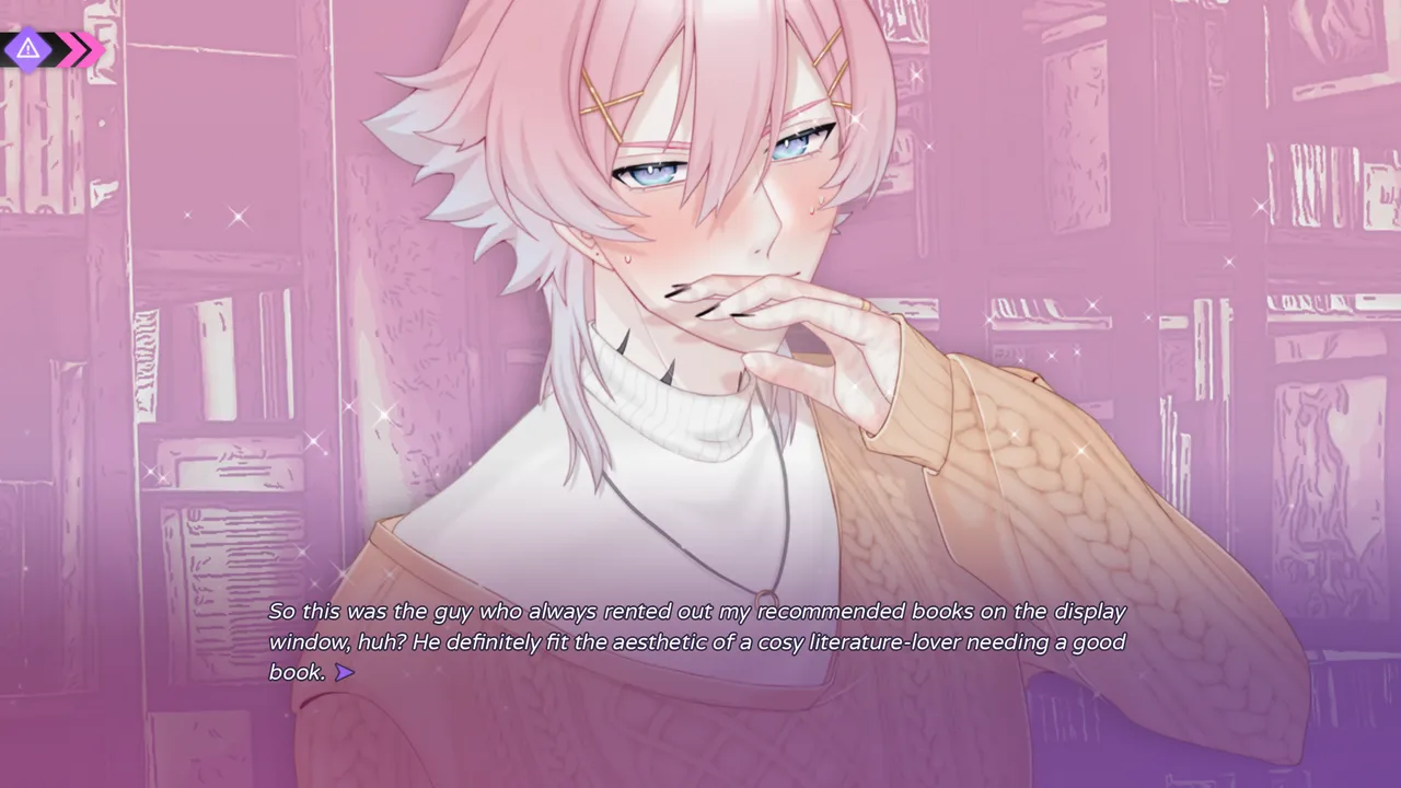 14 Days With You Ren in a pink-lit scene