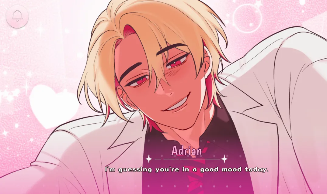 Helping Your Boyfriend Adrian smiling