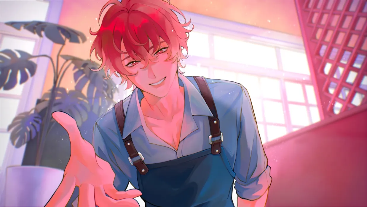 Knee Deep red-haired love interest reaching out