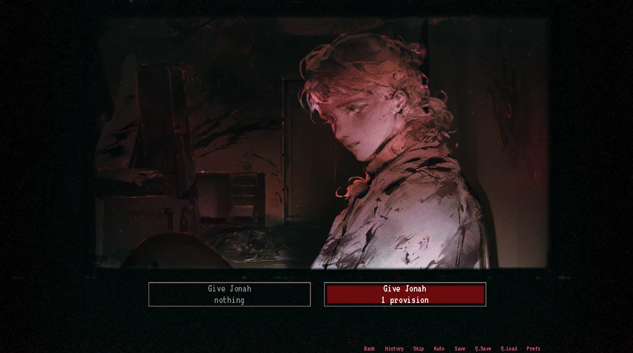 Site Burial two-option choice screen